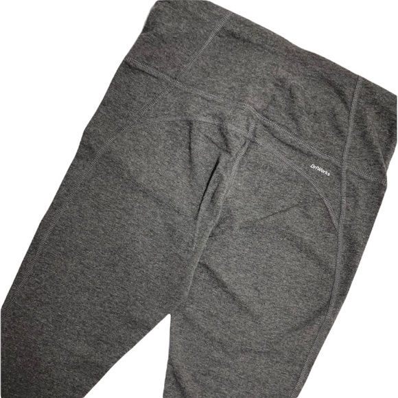 Cropped Athletic Pants Leggings Heather ‘Smokin Gray Size XS - Picture 10 of 15